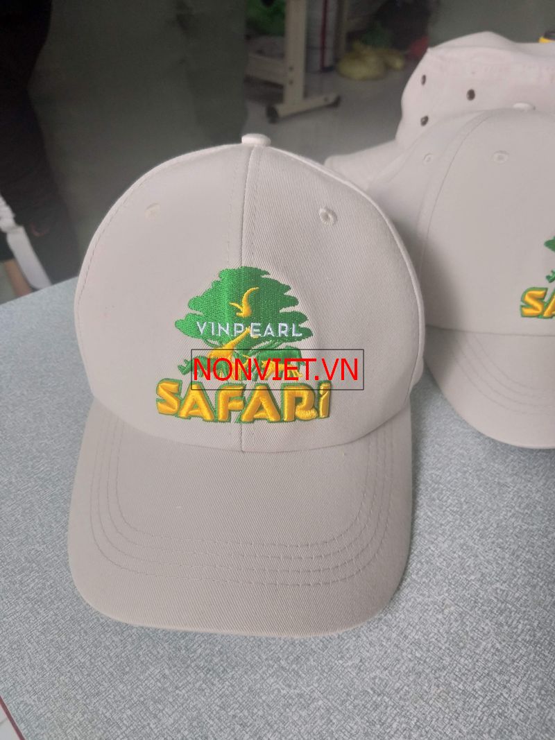 Thêu logo 3d lên nón